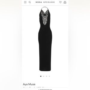 Aya Muse Long Beaded Dress